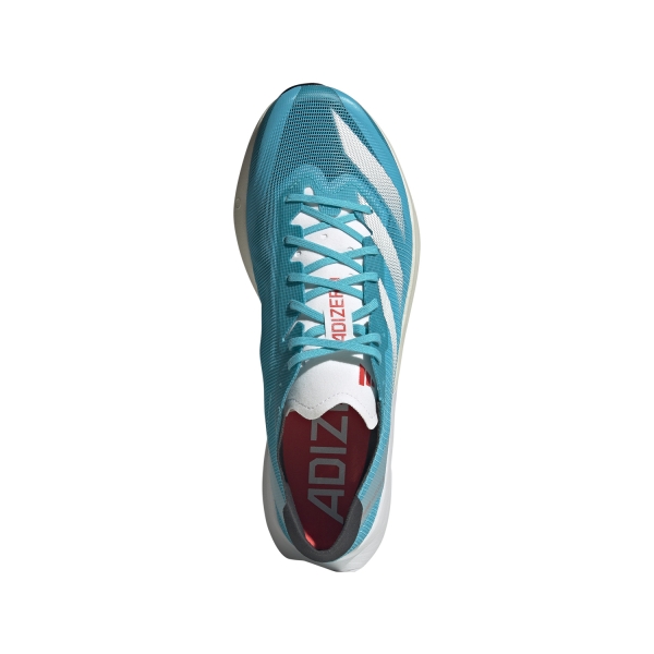 adidas adizero Adios 8 - Lucid Cyan/FTW White/Bright Red