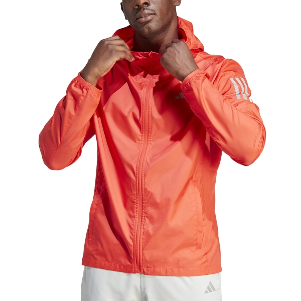 Men's Running Jacket adidas Own The Run Wind.RDY Jacket  Bright Red IL4791