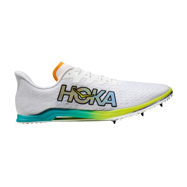 Scarpe Racing Uomo Hoka Hoka Cielo X 2 MD  White/Ceramic  White/Ceramic 