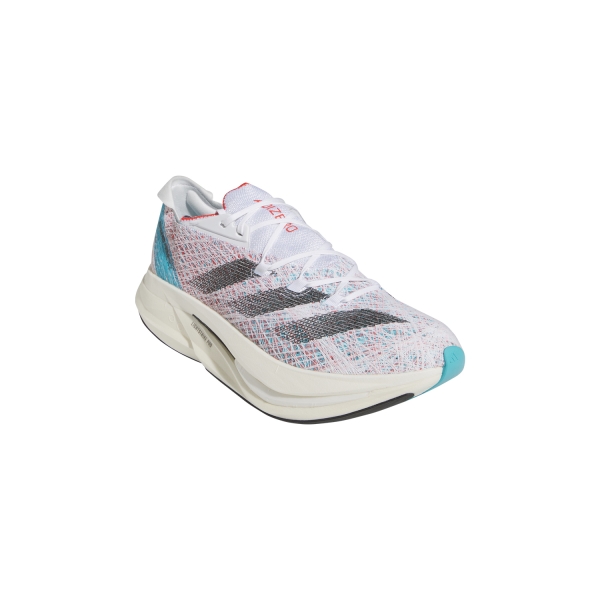adidas adizero Prime X 2 STRUNG - Cloud White/Coral Black/Lucid Cyan