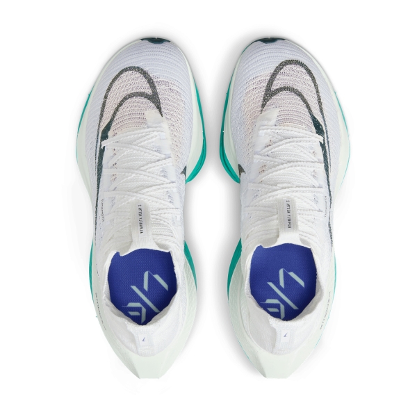 Nike Air Zoom Alphafly Next% 2 - White/Deep Jungle/Clear Jade