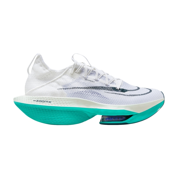 Men's Performance Running Shoes Nike Air Zoom Alphafly Next% 2  White/Deep Jungle/Clear Jade DN3555100
