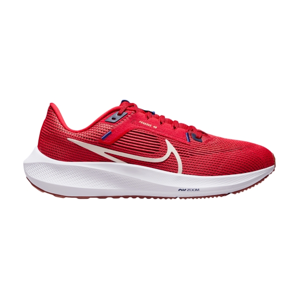 Men's Neutral Running Shoes Nike Air Zoom Pegasus 40  University Red/Sea Glass/Midnight Navy DV3853600