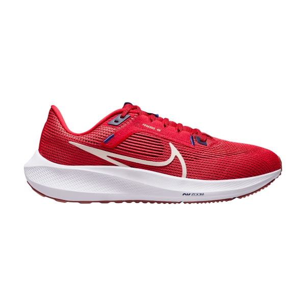Scarpe Running Neutre Uomo Nike Air Zoom Pegasus 40  University Red/Sea Glass/Midnight Navy DV3853600