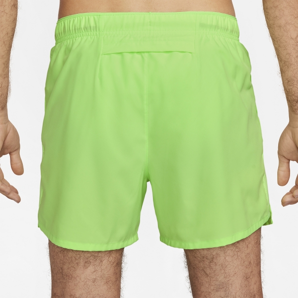 Nike Challenger 5in Pantaloncini - Lime Blast/Reflective Silver