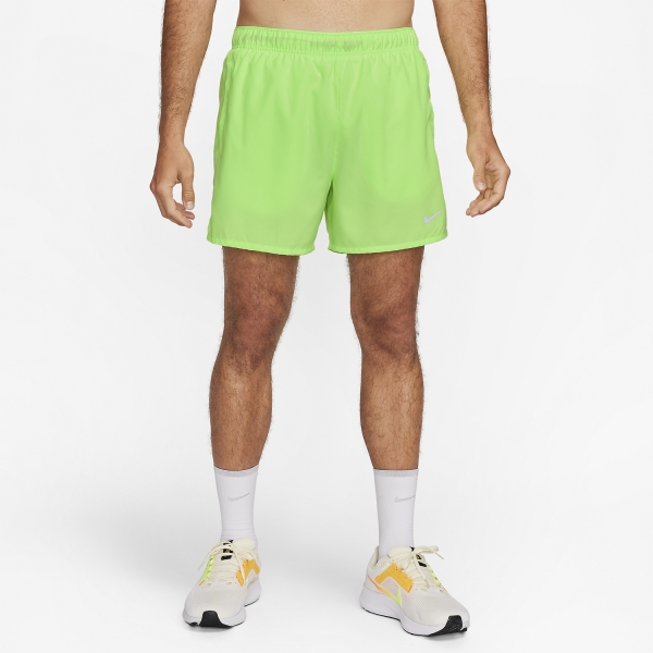 Nike Challenger 5in Pantaloncini - Lime Blast/Reflective Silver