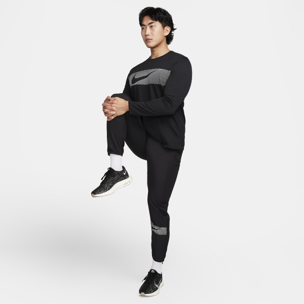 Nike Challenger Flash Pantaloni - Black/Reflective Silver