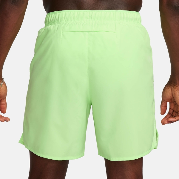 Nike Challenger Logo 7in Shorts - Lime Blast/Reflective Silver