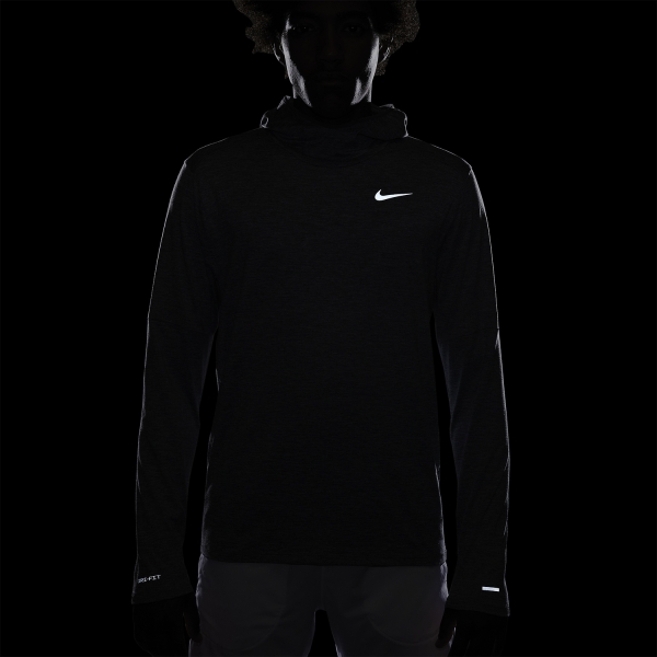 Nike Dri-FIT Element Camisa - Smoke Grey/Grey Fog/Heather/Reflective Silver