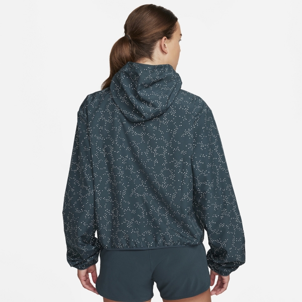 Nike Dri-FIT Logo Chaqueta - Deep Jungle/Reflective Silver