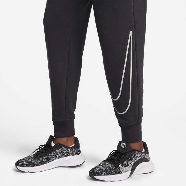 Nike Dri-FIT One Pantaloni - Black/Metallic Silver