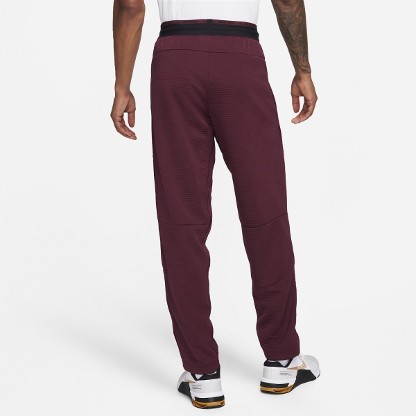 Nike Dri-FIT Pro Pantaloni - Night Maroon/Black