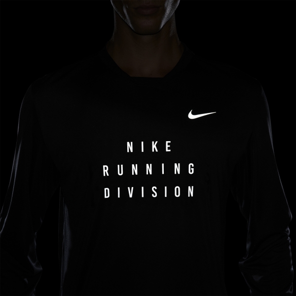Nike Dri-FIT Run Division Rise 365 Maglia - Black/Black Reflective