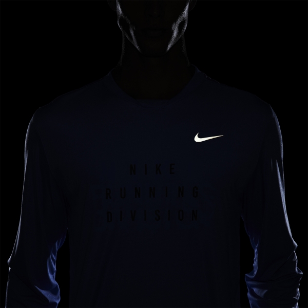 Nike Dri-FIT Run Division Rise 365 Maglia - Polar/Black Reflective