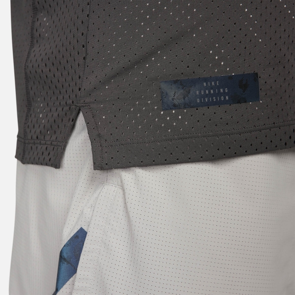 Nike Dri-FIT Run Division Rise 365  Top - Medium Ash/Black