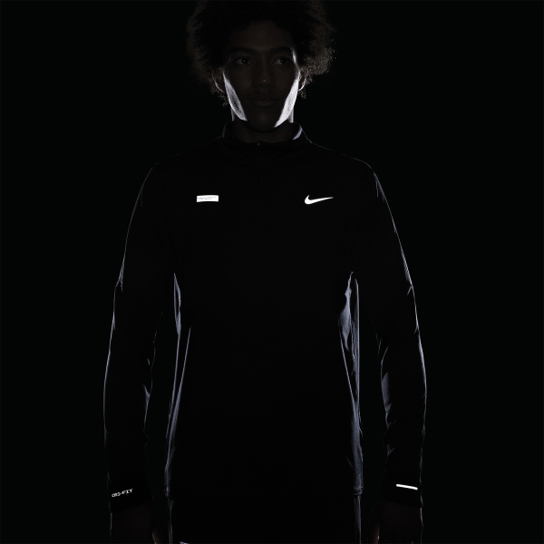 Nike Element Flash Maglia - Black/Reflective Silver
