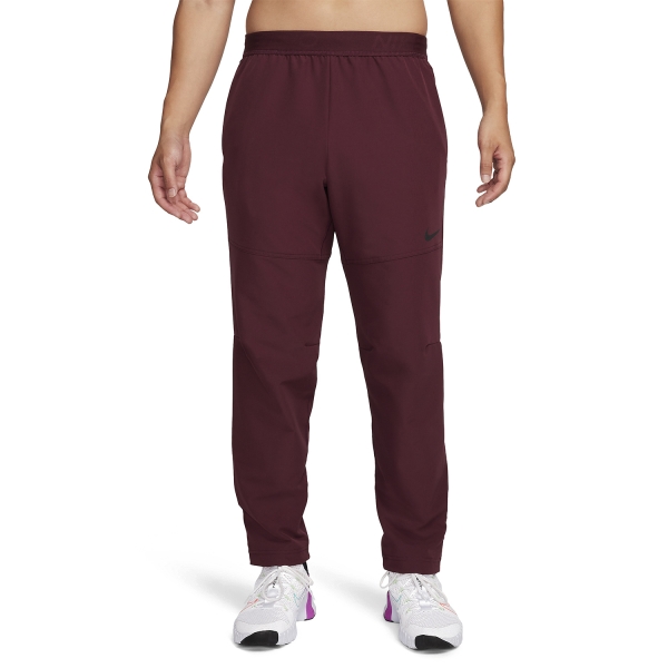 Men's Running Tights and Pants Nike Nike Flex Vent Max Pants  Night Maroon/Black  Night Maroon/Black 