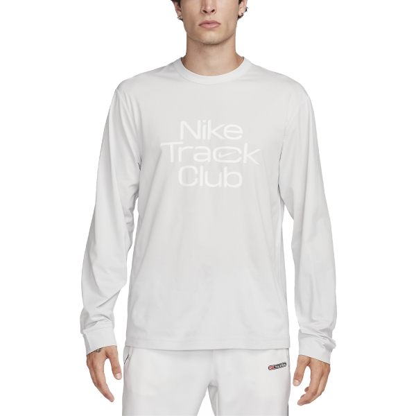 Maglia Running Uomo Nike Hyverse Track Club Maglia  Photon Dust/Heather/Summit White FB6827025