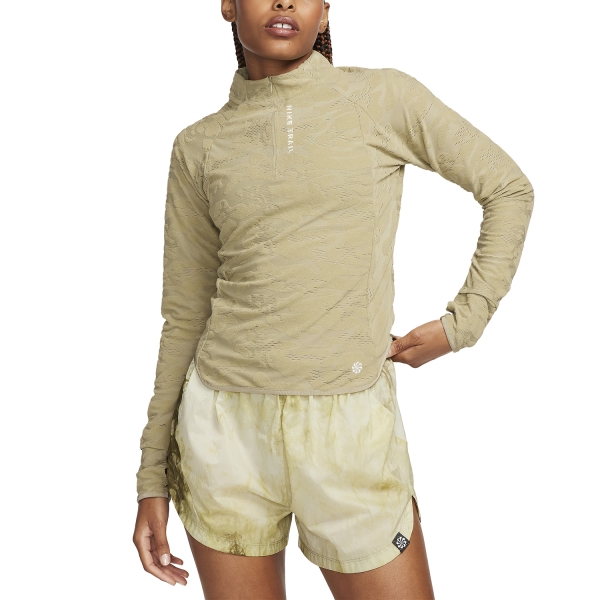 Camisa Running Mujer Nike Nike Trail Pro Camisa  Neutral Olive/Sea Glass  Neutral Olive/Sea Glass 