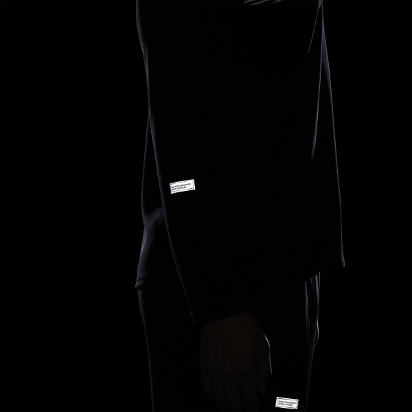 Nike Miler Flash Shirt - Black/Reflective Silver