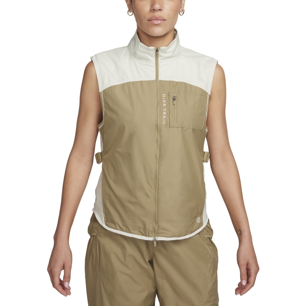 Giacca Running Donna Nike Nike Trail Repel Gilet  Sea Glass/Neutral Olive  Sea Glass/Neutral Olive 