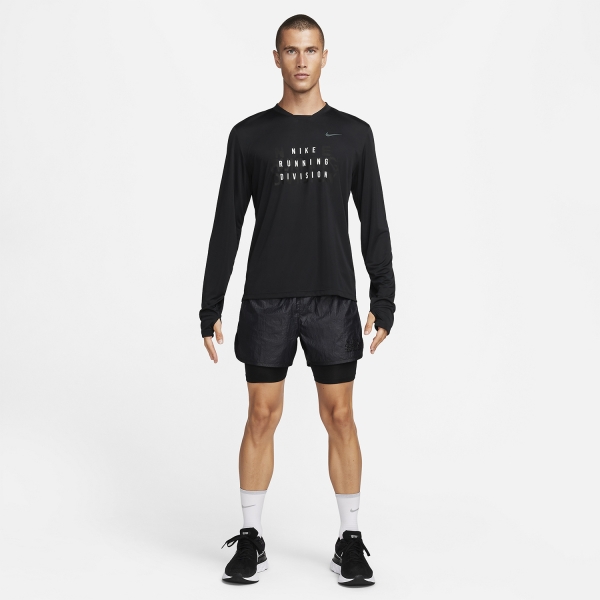 Nike Run Division Repel 2 in 1 7in Shorts - Black