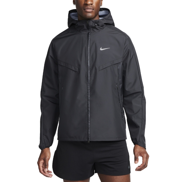 Chaqueta Running Hombre Nike StormFIT Windrunner Chaqueta  Black/Reflective Silver FB8593010