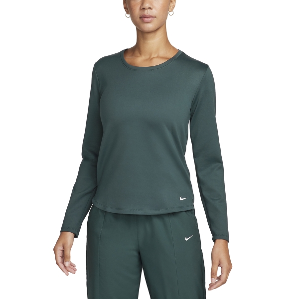 Maglia e Felpa Fitness e Training Donna Nike Nike ThermaFIT One Maglia  Deep Jungle/White  Deep Jungle/White 