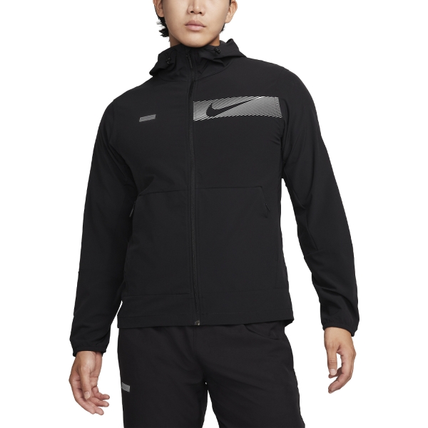 Men's Running Jacket Nike Unlimited Flash Jacket  Black/Reflective Silver FB8558010