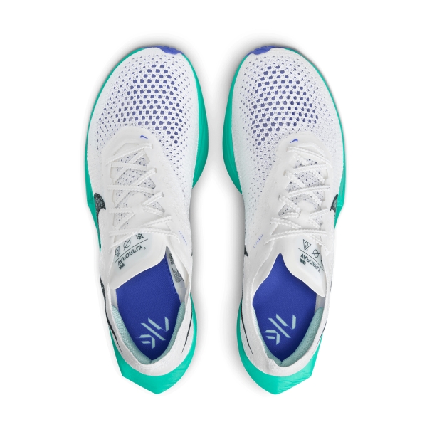 Nike ZoomX Vaporfly Next% 3 - White/Deep Jungle/Jade Ice/Clear Jade