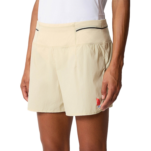 Women's Running Shorts The North Face Pacesetter 5in Shorts  Gravel NF0A7ZU13X4