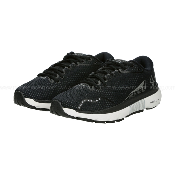 Under Armour HOVR Infinite 5 - Black/White/Metallic Gun Metal