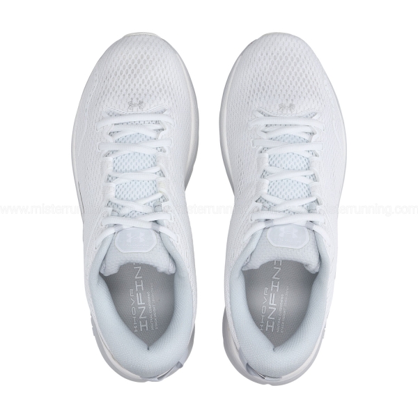 Under Armour HOVR Infinite 5 - White/Halo Gray/Metallic Silver