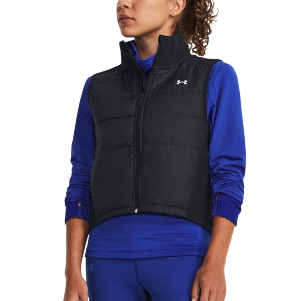 Women's Running Jacket Under Armour Storm Session Vest  Black/Reflective 13785020001