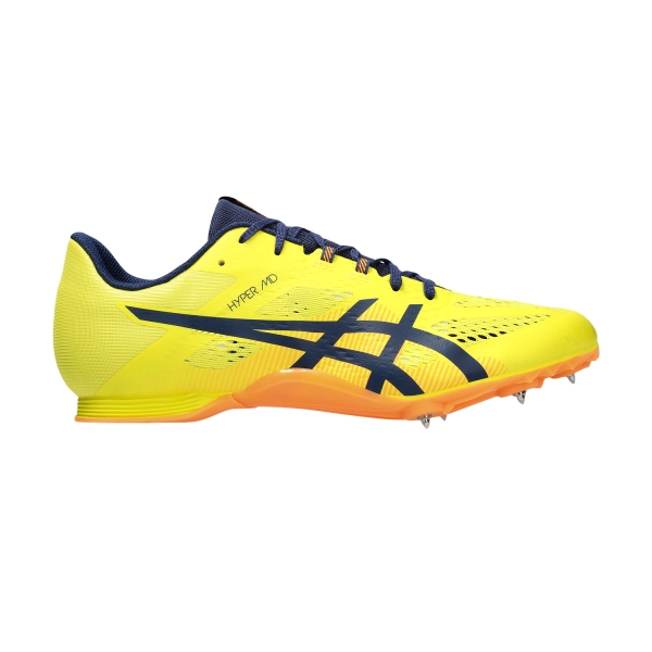 Men's Racing Shoes Asics Hyper MD 8  Bright Yellow/Blue Expanse 1093A198750