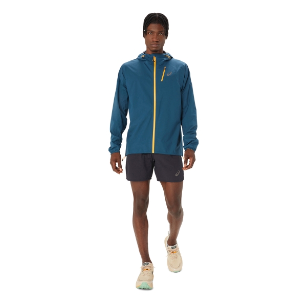 Asics Fujitrail Waterproof Jacket - Magnetic Blue