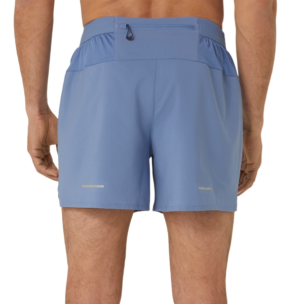 Asics Road 2 in 1 5in Shorts - Denim Blue