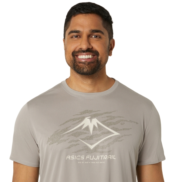 Asics Fujitrail Logo Men's Trail Running T-Shirt Moonrock