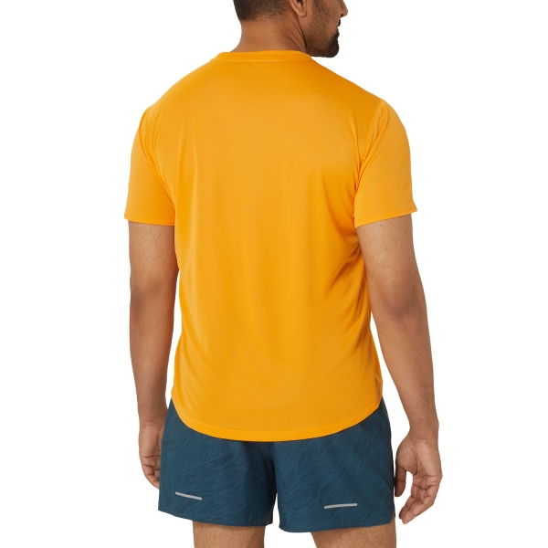 Asics Fujitrail Logo Camiseta - Fellow Yellow/Lichen Green/Graphite Grey
