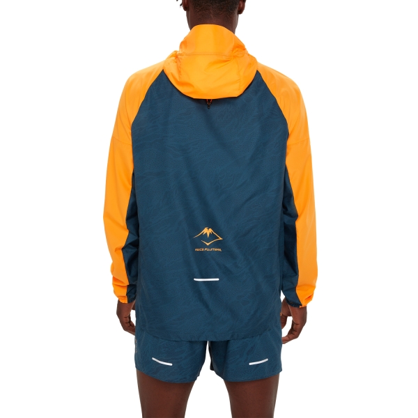 Asics Fujitrail Windbreaker Jacket - Fellow Yellow/Magnetic Blue