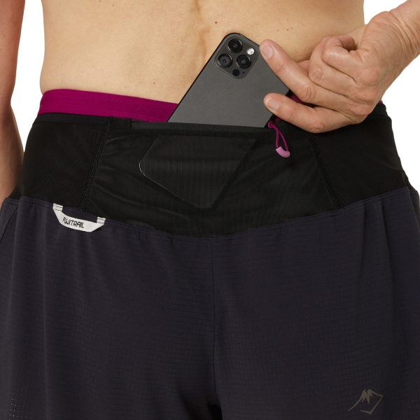 Asics Fujitrail 2 in 1 3in Shorts - Performance Black/Blackberry