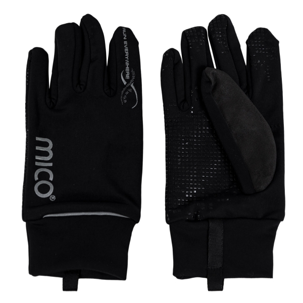 Guantes Running Mico Silicon Guantes  Black AC 3672 007