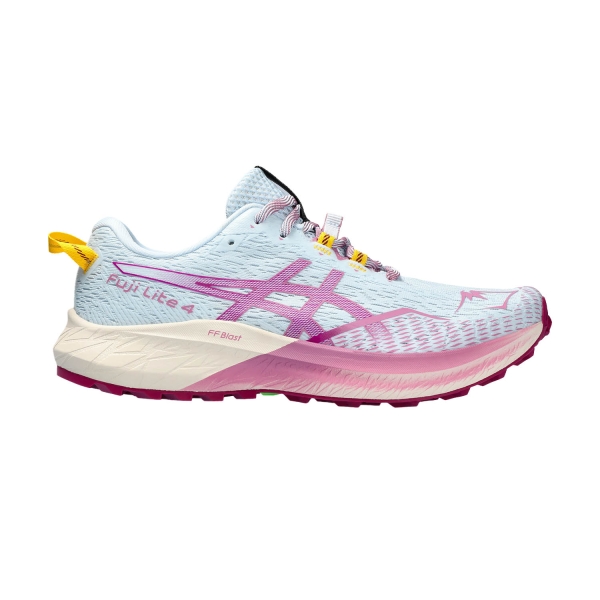 Women's Trail Running Shoes Asics Fuji Lite 4  Light Blue/Blackberry 1012B514400