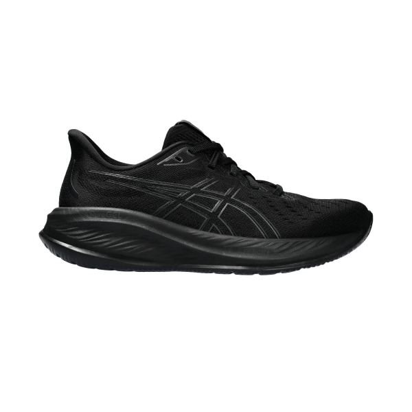 Women's Neutral Running Shoes Asics Gel Cumulus 26  Black 1012B599003