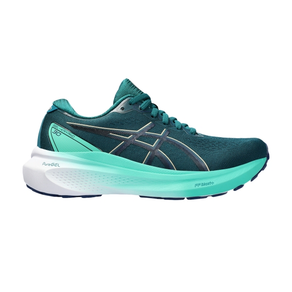 Woman's Structured Running Shoes Asics Gel Kayano 30  Rich Teal/Blue Expanse 1012B357301