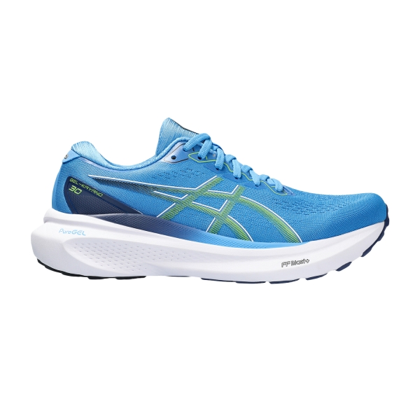 Men's Structured Running Shoes Asics Gel Kayano 30  Waterscape/Electric Lime 1011B548404