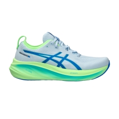 Men's GEL-NIMBUS 24, Electric Blue/Piedmont Grey