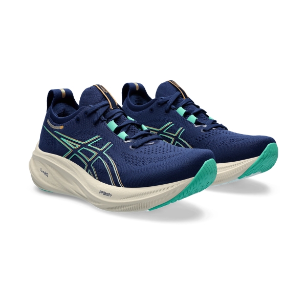 Asics Gel Nimbus 26 - Blue Expanse/Aurora Green