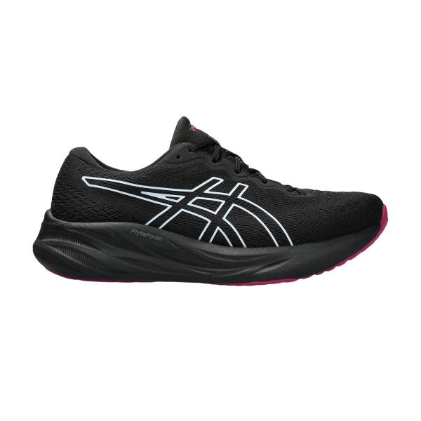 Women's Neutral Running Shoes Asics Gel Pulse 15 GTX  Black/Blackberry 1012B592001