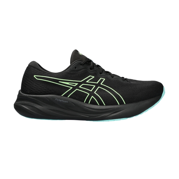 Men's Neutral Running Shoes Asics Gel Pulse 15 GTX  Black/Illuminate Green 1011B781001